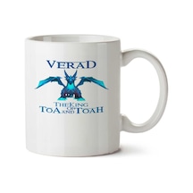 Verad The King Of Toa And Toah İki Tarafı Baskılı Kupa Bardak Çok Renkli