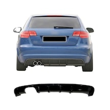 Audi A3 8p 2008-2010 Difüzör Parlak Siyah