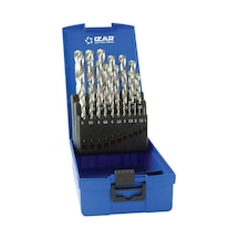 Fett 1-13mmx 0,5 İzar Hss 25 Parça Taşlanmış Matkap Ucu Seti