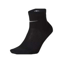 Nike Spark Lightweight Running Ankle Quarter Socks Dri-fit Reflektörlü Bilek Tekli Koşu Çorabı Siyah