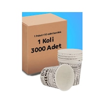 BARDAK 6.5 Oz Karton Bardak 3000 Adet