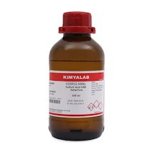 Sülfürik Asit %98 Cam - Sulfuric Acid Extra Pure H2SO4 500 ML