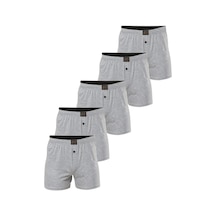 Erkek Siyah Penye Boxer 5 Adet 001
