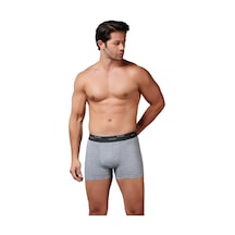 Gümüş Erkek Çizgili Likralı Spor Boxer 3114 001 Gümüş Erkek Çizgili Likralı Spor Boxer 3114 001