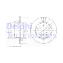Delphı Fren Dıskı On Bmw E81 E87 F20 F21 F22 F23 F87 Delphı Bg3899c 34116792215