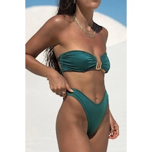 Cookie Brazilian Bikini - Yeşil Yeşil