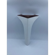 PLASTİK,19*10*10 CM BEYAZ KOLTUK,BERJER,MOBİLYA AYAĞI (4 ADET)