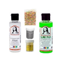 Slime Seti Fosforlu Yeşil Renk 70 ML Renkli Slaym Südor Sılaym Se