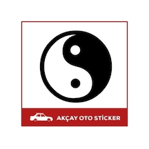 Yın Yang Sticker Iyilik Ve Kötülük Oto Sticker Yin Yang Sticker