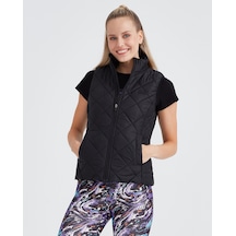 Skechers W Outerwear Padded Vest Kadın Siyah Yelek S232433-001 Siyah