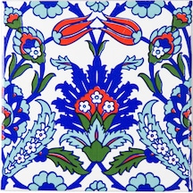 Can Seramik – 10x10 Cm. Cç-84 Kütahya Çini Karo 5'li 1 Paket