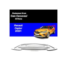 Renault Captur Cam Çıtası Komple Set Çerçevesi Kromu Nikelajı 2020 Sonrası