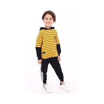 Toontoy Kids Toontoy Erkek Çocuk Baskılı Eşofman Takım Hardal