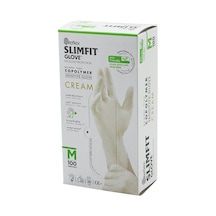 Reflex Slimfit Glove Kod-029 Muayene Eldiven 100'lu Krem Pudrasız