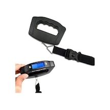 Yeni Elektronik Dijital El Tartısı Bavul Terazisi Pazar Tartısı Max 50 Kg Ölçer Kg/gr Seyehat Açık Bej