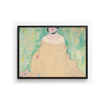 Klimt Amalie Zuckerkandl'ın Portresi Çerçevesiz Poster 30x42 Cm A3 Tablo Art Nouveau Duvar Dekoru