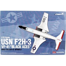 Academy 12548 1/72 Ölçek, Usn F2h-3 Vf-41 Black Aces Savaş Uçağı, Plastik Model Kiti-49271