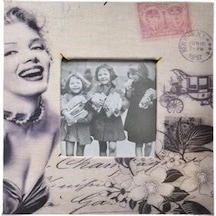 Decotown Marilyn Monroe Tasarım Ahşap Resim Fotoğraf Çerçevesi Standart