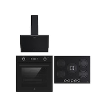 Narte OV401B - CG20070B - H10060BX Siyah Ankastre Set
