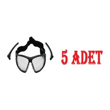 Çok Amaçlı Koruyucu GözlüK G-037A-C Serisi Starline X 5 Adet