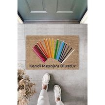 Dijital Baskı Kişiye Özel İç Kapı Dekorasyon Paspas Ps11235