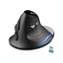 Zelotes F-17 Dikey Fare 2.4ghz Kablosuz Oyun Faresi 6 Tuşlu Ergonomik Optik Fare, Pc Dizüstü Bilgisayar İçin 3 Ayarlanabilir Dpı İle Diğer