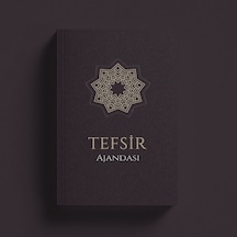 Tefsir Ajandası Karton Kapak - Gri Çok Renkli