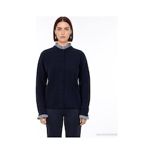 Yargıcı Regular Bisiklet Yaka Uzun Kol Hırka 26kktr2118x 004 Lacivert