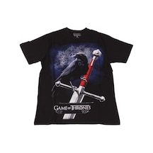 Game Of Thrones The Crow Tişört Siyah Çok Renkli