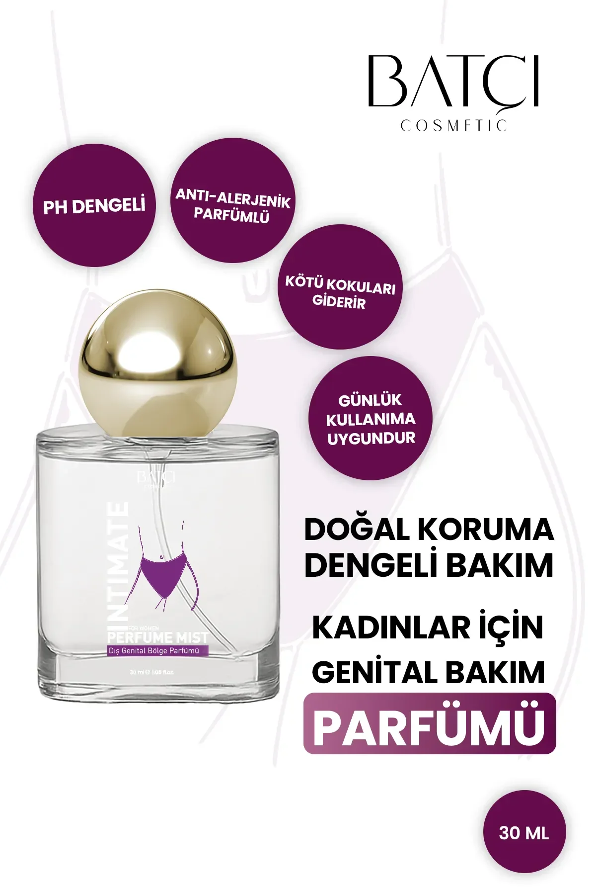 Kadın Dış Vajina Intim Genital Parfüm 30 Ml Oryantal