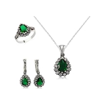 Gümüş Hürrem Sultan Bayan Set St0470525 Gümüş