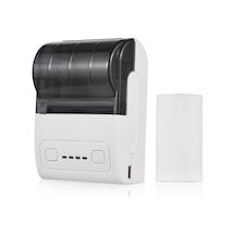 Vkemall Bisofice Mpt-ıı Mini 58mm Termal Fatura Yazıcı - Bluetooth İle Mobil/pc Uyumlu, 1500mah Batarya, 57x30mm Kağıtlı Beyaz