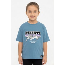 New Kids Baskılı %100 Pamuk Kız Çocuk Tişört-90490 Mavi New Kids Baskılı %100 Pamuk Kız Çocuk Tişört-90490 Mavi