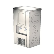 Csa İnox Karacasansu Sebili 220v 80lt Kapasiteli