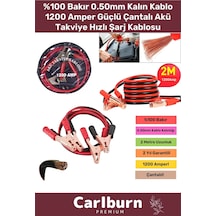1. Kalite Çantalı Oto %100 Bakır 0.50mm Kalın Kablo 1200 Amper Güçlü Hızlı Şarj Akü Takviye Kablosu