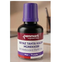 Beyaz Yazı Tahta Kalemi Mürekkebi 30 Ml 1 Adet Penmark Tahta Kalemi Mürekkepi Kolay Silinebilir Doldurulabilir Canlı Renk Mor