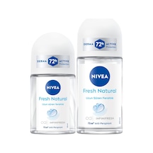 Nıvea Kadın Roll-on Deodorant Fresh Natural 50ml Ve Mini Roll-on 25ml, 72 Saat Anti-perspirant Terle Sku: Smg8690010447746
