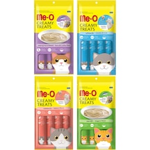 Me-O Karışık Sıvı Yetişkin Kedi Ödülü 4'lü 4 x 15 G