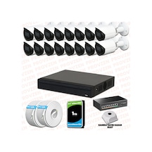 Provzen Dahua 16 Kameralı Ip 1080p Gece Görüşlü Güvenlik Kamerası
