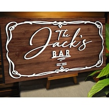 Bk Gift Kişiye Özel Kabartma Tasarım Ahşap Bar Tabelası, Home Bar Tabela, Rustik Ev Dekorasyonu, Duvar Dekoru-16