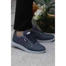 Fort Dks 2038 Füme Hafif Rahat Keten Sneaker Erkek Ayakkabı 001