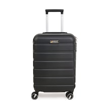 Hoffmannss Titan Kabin Boy Abs Valiz - Siyah - 57x37x23 Cm Çok Renkli