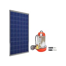 Cacheng 12 Volt Dc Solar Güneş Enerjili Su Pompası 170 Watt Panel Set
