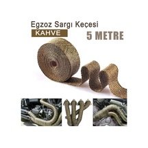 Egzoz Yanmaz Sargı Keçesi Egzoz Sargı Bandı Yanmaz Sargı Keçesi 5 Metre Kahverengi 816f8