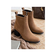 37brandshoes Süet Bilek Botlar Bej Bej