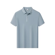 New Performance Arw98256 Serintutan-antibakteriyel-yüksek Kalite Düğmeli Polo Yaka Tshirt Yeşil