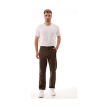 Freemen Erkek Keten Pantolon Nefes Alabilir, Rahat Kesim Günlük Giyim -geniş Beden Aralığı- Kahverengi Freemen Erkek Keten Pantolon Nefes Alabilir, Rahat Kesim Günlük Giyim -geniş Beden Aralığı- Kahverengi