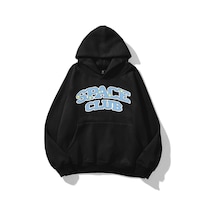 Tarzsokak Unisex Space Club Sweatshirt Siyah