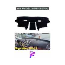 Mercedes Vito 2003-2014 Uyumlu Torpido Örtüsü Kolay Montaj Yansıma Önleyici Koruma G92 Gri