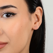 Goldkupe 14 Ayar Altın Minik Ay Hilal Küpe 0,43 Gr-2150